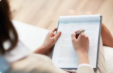 Doctor taking notes